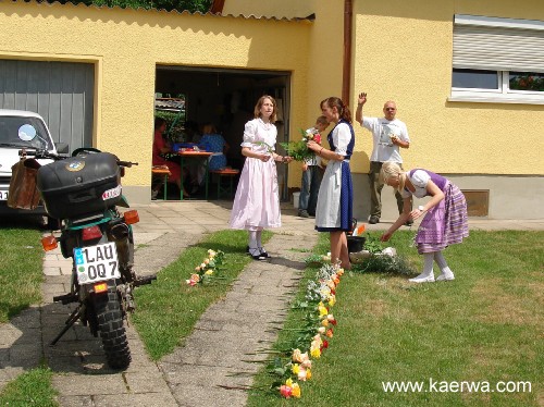 Krwa 2006: Rausdou und aafstelln vom Krwabamm
