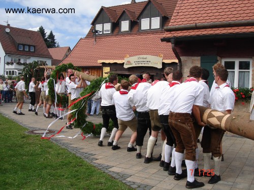 Krwa 2007 Krwabaum aufstellen