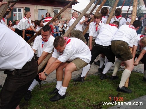 Krwa 2007 Krwabaum aufstellen